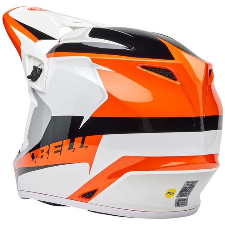 Crosshjälm Mx-9 Mips Rift Glans Orange/vit BELL Medium – bild 2
