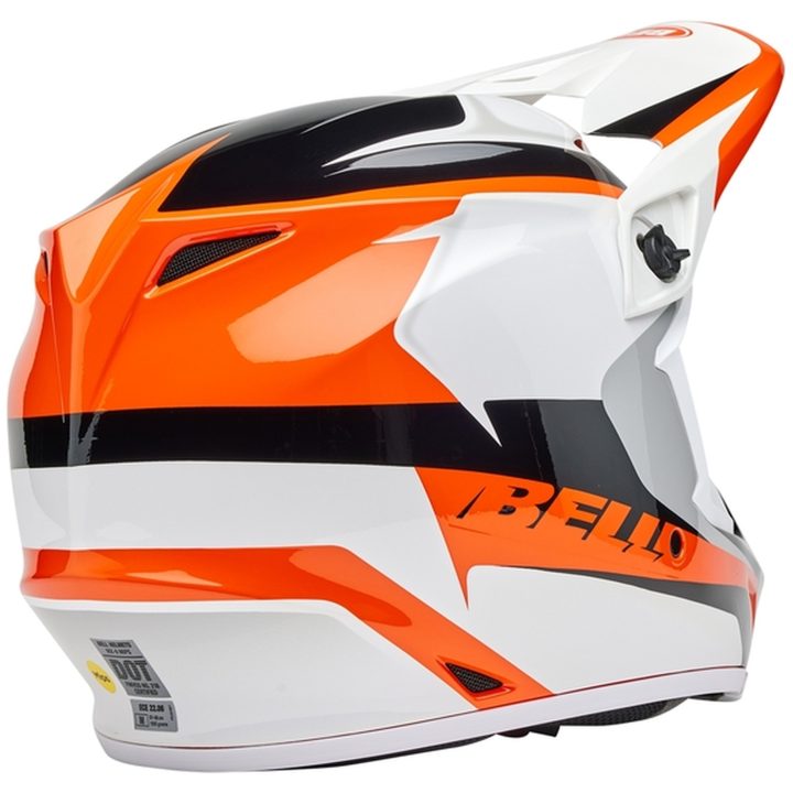 Crosshjälm Mx-9 Mips Rift Glans Orange/vit BELL Medium – bild 7