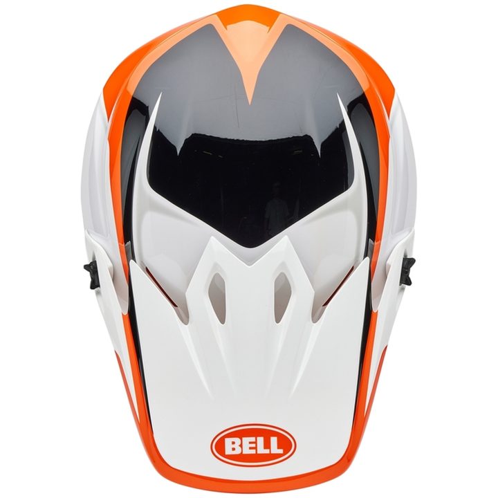 Crosshjälm Mx-9 Mips Rift Glans Orange/vit BELL Medium – bild 9