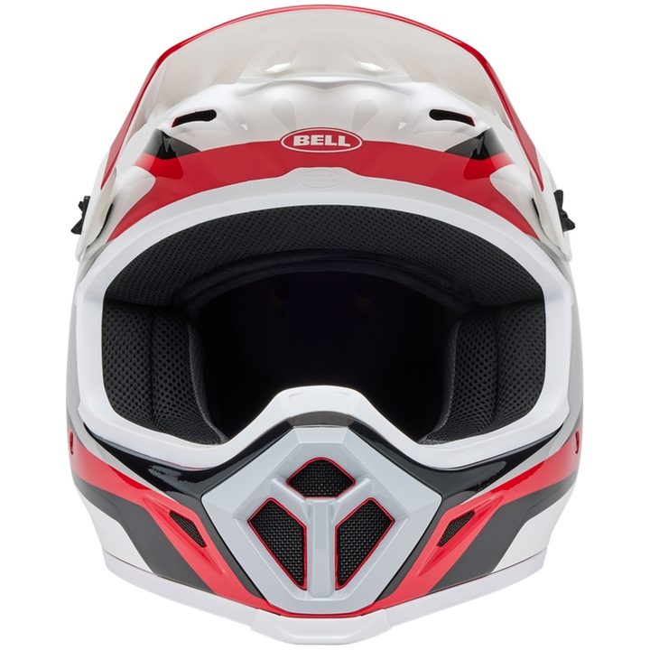 Crosshjälm Mx-9 Mips Rift Glansig Röd/vit BELL XL – bild 3