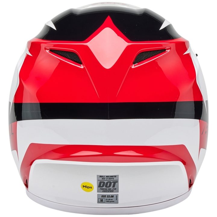 Crosshjälm Mx-9 Mips Rift Glansig Röd/vit BELL XL – bild 6
