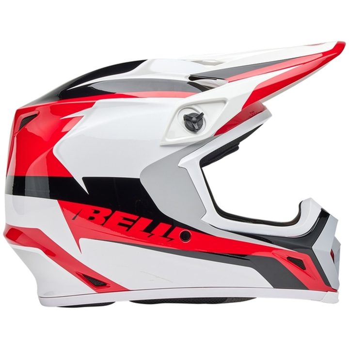 Crosshjälm Mx-9 Mips Rift Glansig Röd/vit BELL XL – bild 8