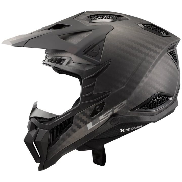 Crosshjälm Mx703 X-force Carbon Mattsvart LS2 3XL – bild 2