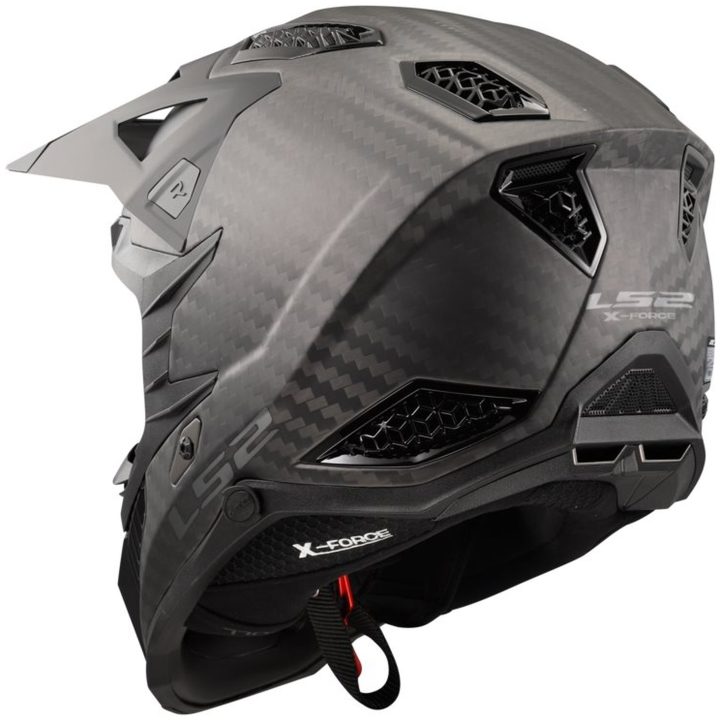 Crosshjälm Mx703 X-force Carbon Mattsvart LS2 3XL – bild 3