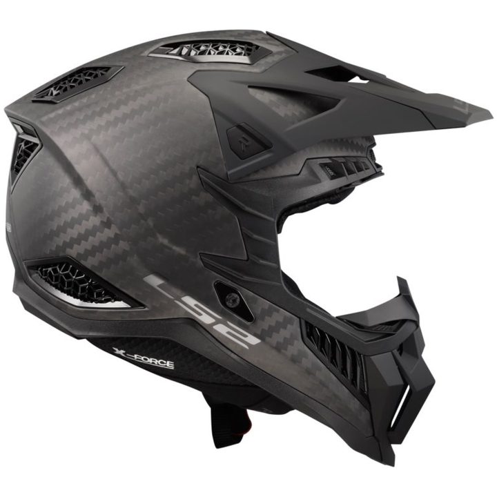 Crosshjälm Mx703 X-force Carbon Mattsvart LS2 3XL – bild 6