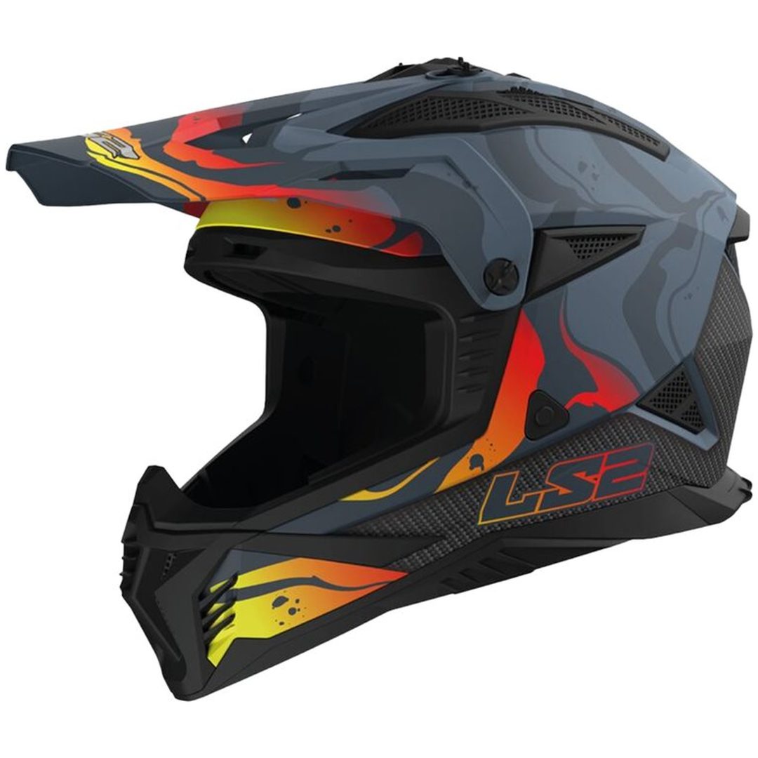 Crosshjälm Mx708 Fast Ii Wash Mattgrå LS2 Large