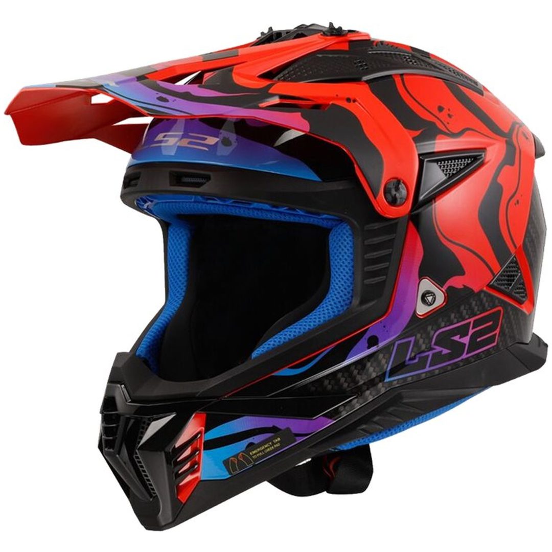 Crosshjälm Mx708 Fast Ii Wash Röd LS2 Large