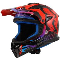 Crosshjälm Mx708 Fast Ii Wash Röd LS2