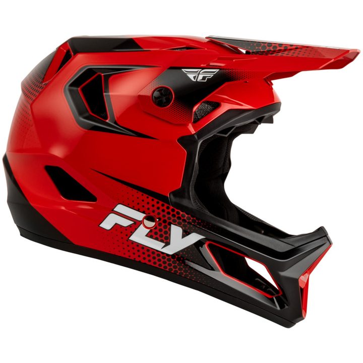 Crosshjälm Rayce Sonar Röd Svart Vit FLY RACING s – bild 2