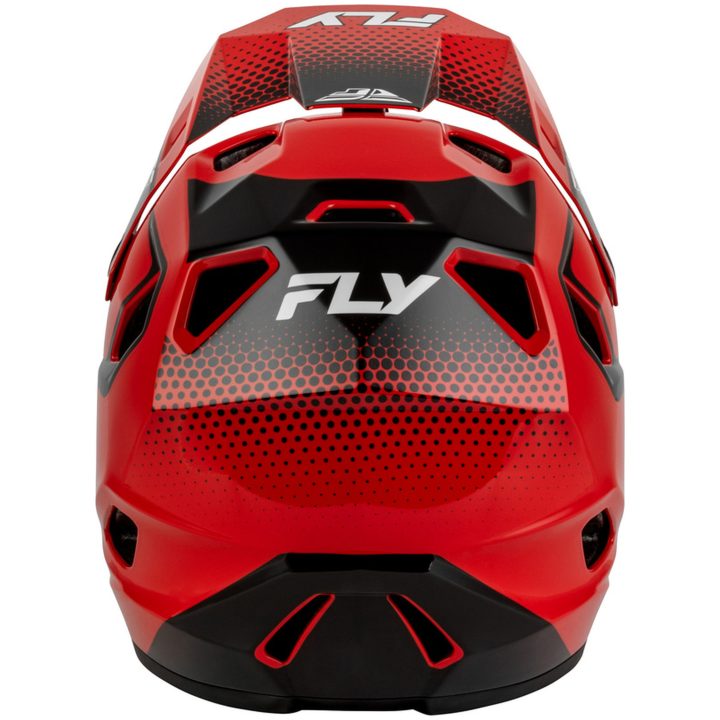 Crosshjälm Rayce Sonar Röd Svart Vit FLY RACING s – bild 3