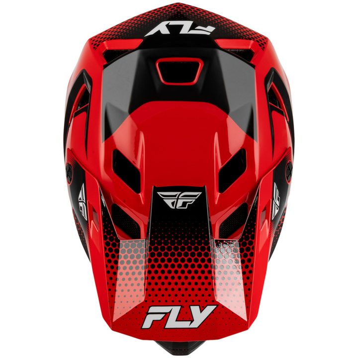 Crosshjälm Rayce Sonar Röd Svart Vit FLY RACING s – bild 4