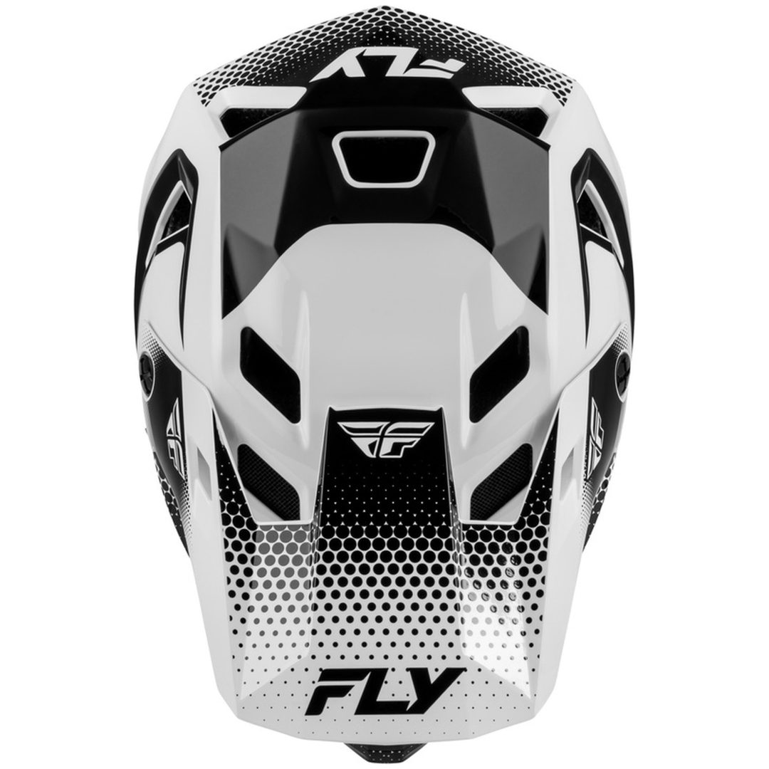 Crosshjälm Rayce Sonar Svart Vit FLY RACING M – bild 4