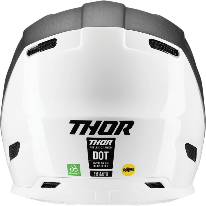 Crosshjälm REFLEX ECE Svart/Vit THOR Small – bild 3