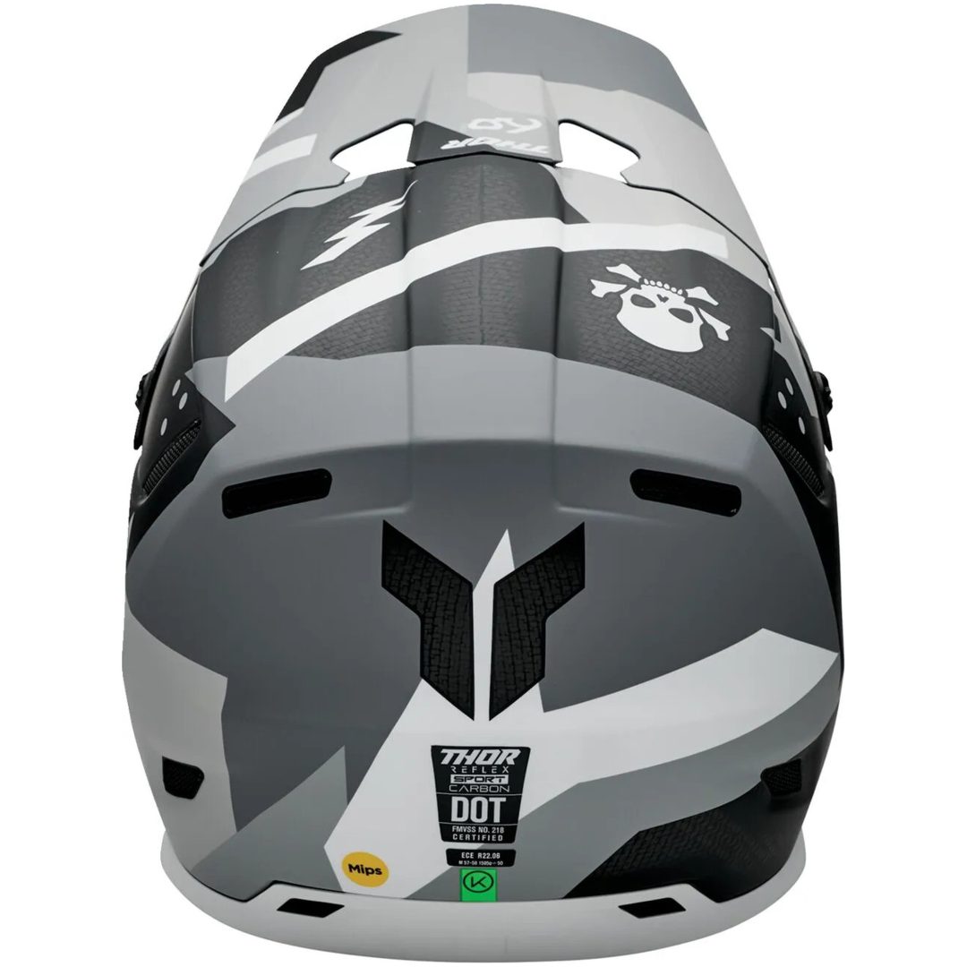 Crosshjälm Reflex Sport Carbon Brave Mips Svart/grå/vit THOR XS – bild 3