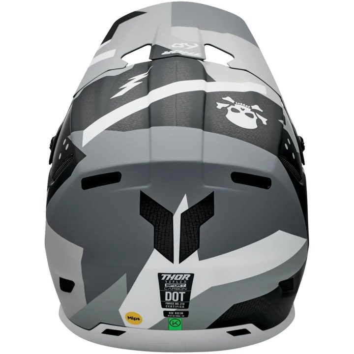 Crosshjälm Reflex Sport Carbon Brave Mips Svart/grå/vit THOR XS – bild 3