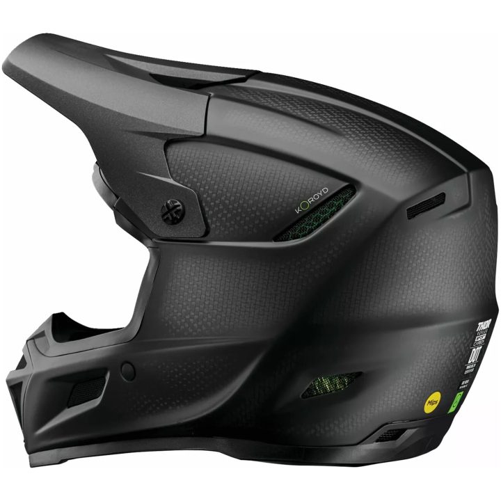 Crosshjälm Reflex Sport Carbon Stealth Svart Matt THOR XS – bild 2