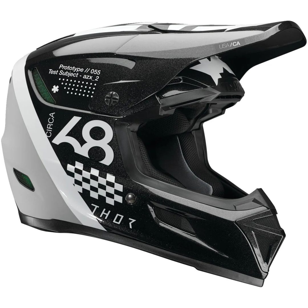 Crosshjälm Reflex Sport Riot Mips Svart/grå/vit THOR XS