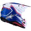 Crosshjälm S-M7 Blaster Blå Röd Vit ALPINESTARS(MX) XS – miniatyr 7