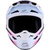 Crosshjälm S-M7 Blaster Lila Rosa Vit Alpinestars XS – miniatyr 3
