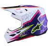 Crosshjälm S-M7 Blaster Lila Rosa Vit Alpinestars XS – miniatyr 6