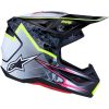 Crosshjälm S-M7 Blaster Svart Neongul Grå Vit ALPINESTARS(MX) XS – miniatyr 2