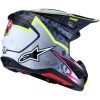 Crosshjälm S-M7 Blaster Svart Neongul Grå Vit ALPINESTARS(MX) XS – miniatyr 7