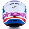 Crosshjälm S-M7 Core Vit Blå Rosa ALPINESTARS(MX) XS – miniatyr 6