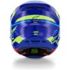 Crosshjälm S-M7 Deed Blå Svart Gul Alpinestars XS – miniatyr 3