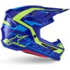Crosshjälm S-M7 Deed Blå Svart Gul Alpinestars XS – miniatyr 5