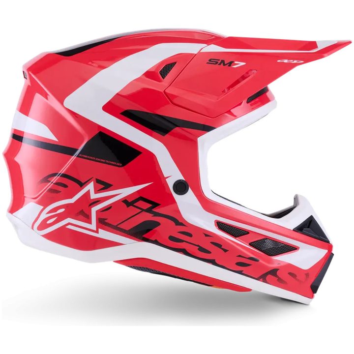 Crosshjälm S-M7 Deed Svart Röd Vit ALPINESTARS(MX) XS – bild 5