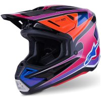 Crosshjälm S-M7 Fuse Blå Rosa Lila ALPINESTARS(MX)