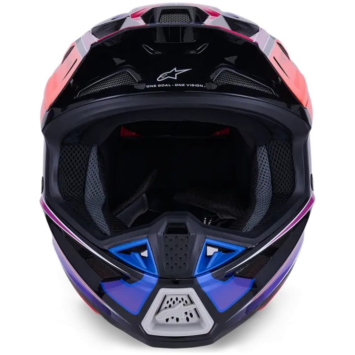 Crosshjälm S-M7 Fuse Blå Rosa Lila ALPINESTARS(MX) XS – bild 2