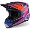 Crosshjälm S-M7 Fuse Blå Rosa Lila ALPINESTARS(MX) XS – miniatyr 1