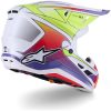 Crosshjälm S-M7 Fuse Vit Lila Gul ALPINESTARS(MX) XS – miniatyr 5