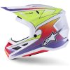 Crosshjälm S-M7 Fuse Vit Lila Gul ALPINESTARS(MX) XS – miniatyr 7