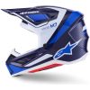 Crosshjälm S-M7 Rise Blå Vit ALPINESTARS(MX) XS – miniatyr 6