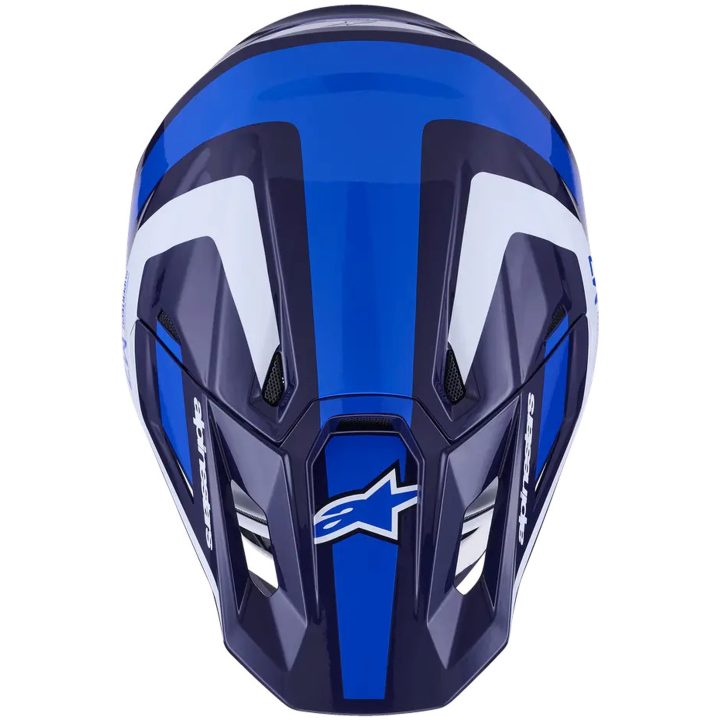Crosshjälm S-M7 Rise Blå Vit ALPINESTARS(MX) XS – bild 7