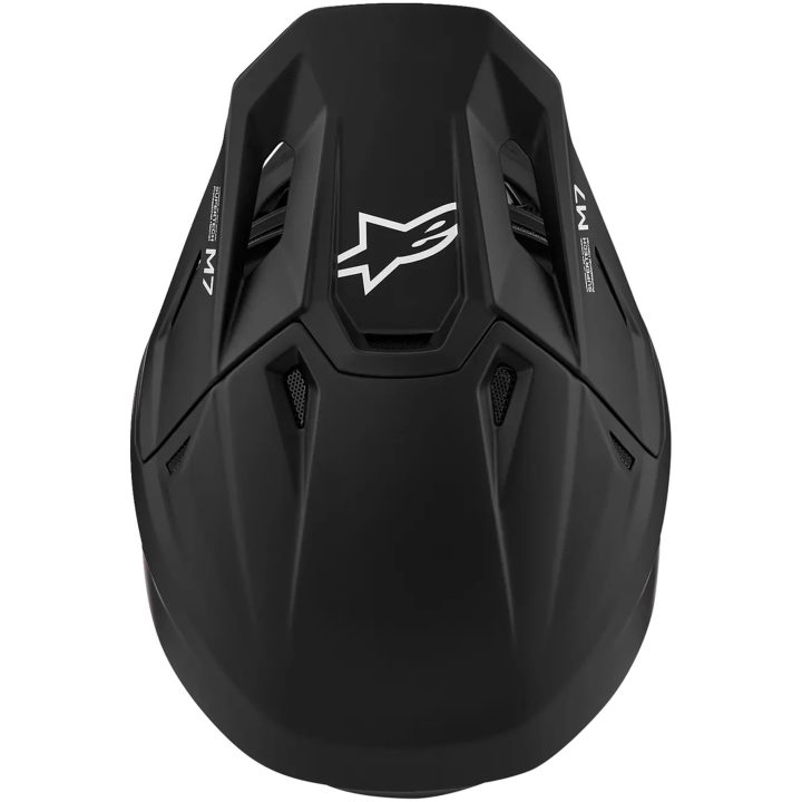 Crosshjälm S-M7 Solid Svart Matt ALPINESTARS(MX) XS – bild 4