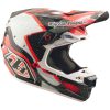 Crosshjälm SE5 Carbon Deco Svart/Röd TROY LEE DESIGNS XS – miniatyr 2