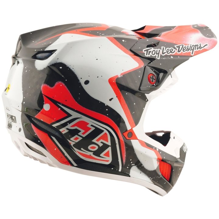 Crosshjälm SE5 Carbon Deco Svart/Röd TROY LEE DESIGNS XS – bild 5