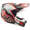 Crosshjälm SE5 Carbon Deco Svart/Röd TROY LEE DESIGNS XS – miniatyr 6
