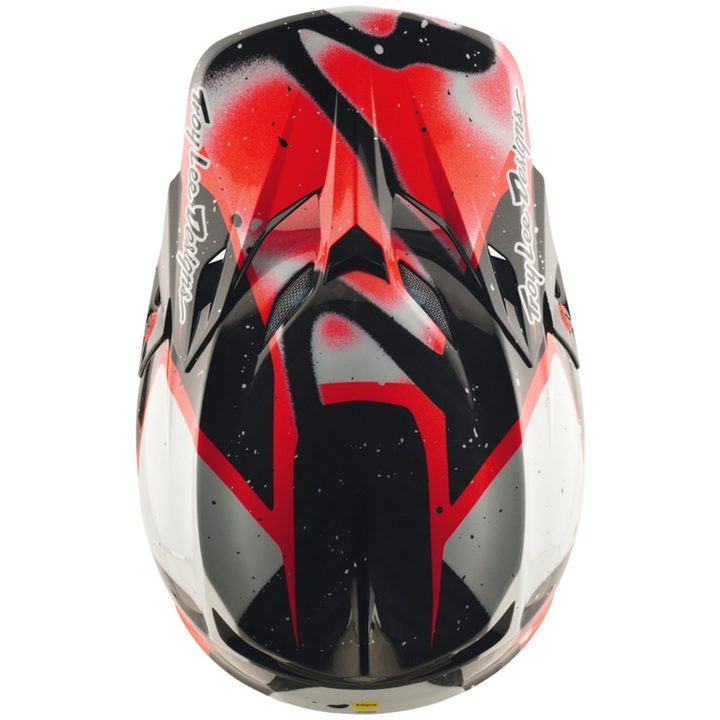 Crosshjälm SE5 Carbon Deco Svart/Röd TROY LEE DESIGNS XS – bild 7