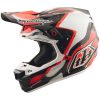 Crosshjälm SE5 Carbon Deco Svart/Röd TROY LEE DESIGNS XS – miniatyr 1