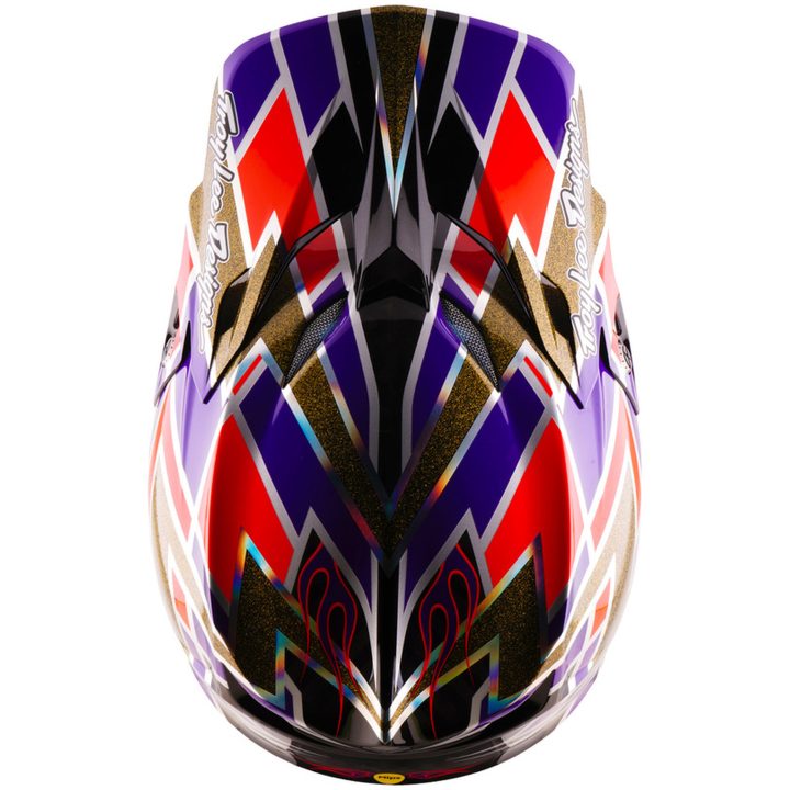 Crosshjälm SE5 Carbon Mips Lila Röd Gul TROY LEE DESIGNS XS – bild 8