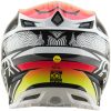Crosshjälm SE5 Carbon MIPS Lined Up Svart Vit Gul TROY LEE DESIGNS XS – miniatyr 4