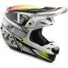 Crosshjälm SE5 Carbon MIPS Lined Up Svart Vit Gul TROY LEE DESIGNS XS – miniatyr 7
