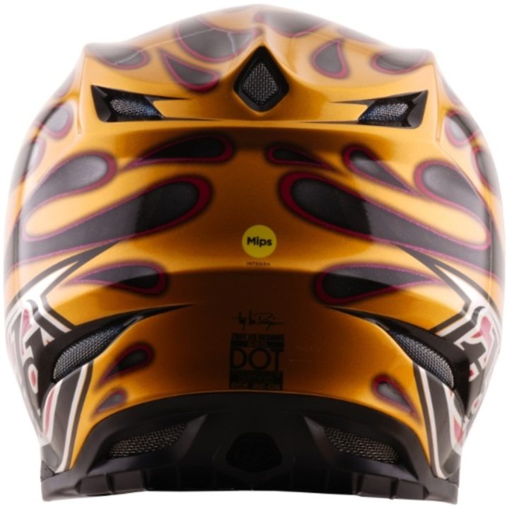 Crosshjälm SE5 Carbon MIPS Overspray Svart Guld TROY LEE DESIGNS M – bild 3