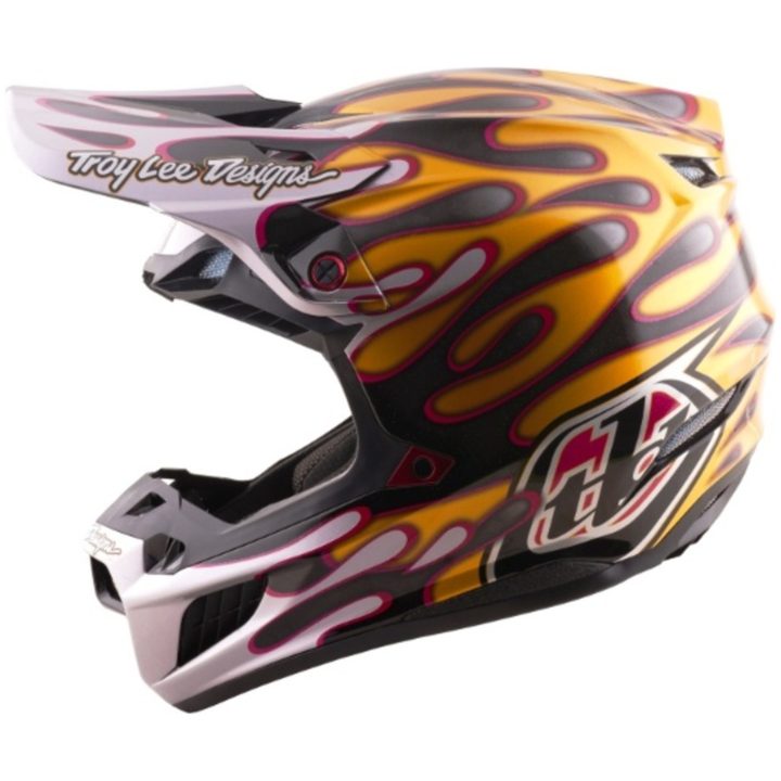 Crosshjälm SE5 Carbon MIPS Overspray Svart Guld TROY LEE DESIGNS M – bild 7