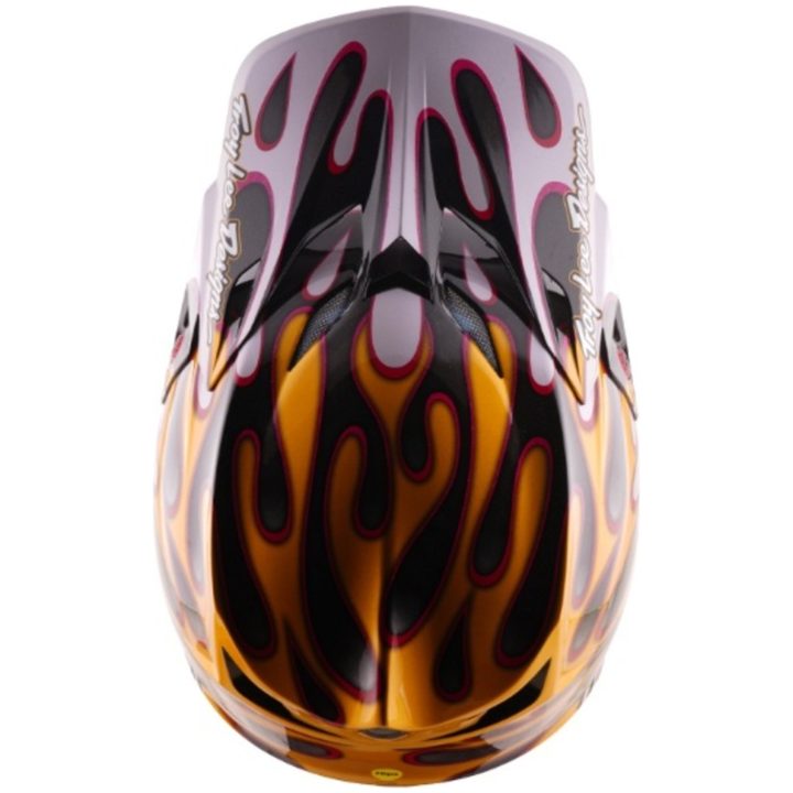 Crosshjälm SE5 Carbon MIPS Overspray Svart Guld TROY LEE DESIGNS M – bild 8