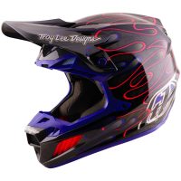 Crosshjälm SE5 Carbon Mips Overspray Svart Lila TROY LEE DESIGNS